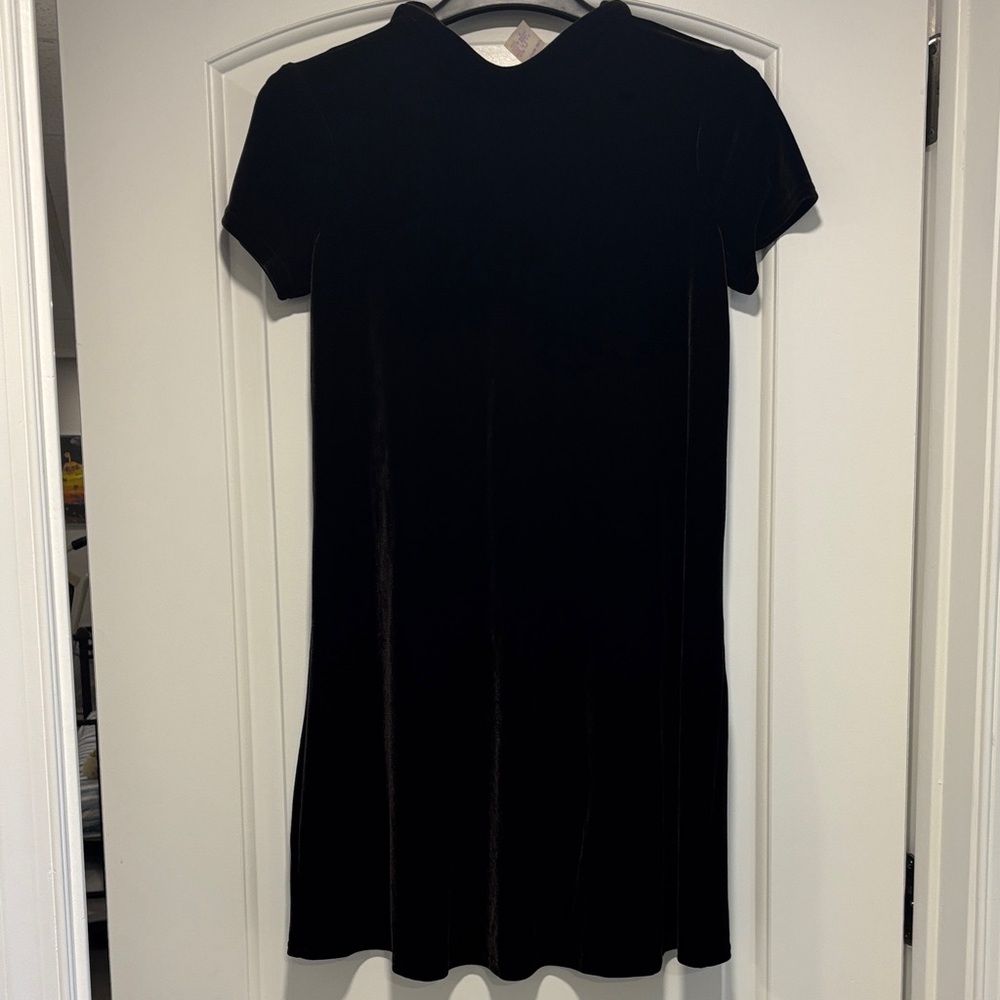 Rampage brown Velvet Mini Dress